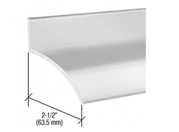 CRL 72&quot; Aluminum Extruded Rain Drip - 2-1/2&quot; x 5/8&quot;  | 155A72
