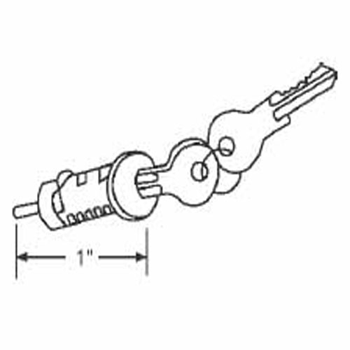 TechnologyLK STB Key Cylinder Lock, Keyed Alike | 16100KA