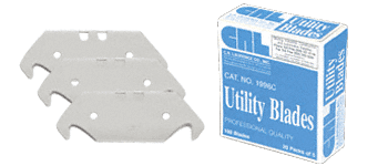 C.R. Laurence CRL Heavy Duty Hook End Knife Blades Dispenser of 100 | 1996C