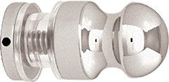 CRL Brushed Nickel Mini Bulb Style Single-Sided Door Knob | 19MKBN