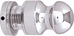 CRL Polished Chrome Mini Bulb Style Single-Sided Door Knob | 19MKCH