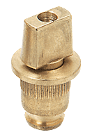 C.R. Laurence CRL Adjustable Free Swinging Floor Pivot with Tapered Flat Spindle | 1NT406
