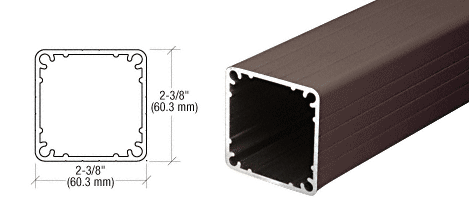 C.R. Laurence CRL Bronze Matte 100 Series 36&quot; Post Only | 1P36BRZ