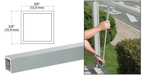 C.R. Laurence CRL Agate Gray 100 Series 42&quot; Picket | 1PKT42AGY