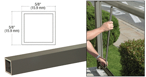 C.R. Laurence CRL Beige Gray 100 Series 42&quot; Picket | 1PKT42BGY