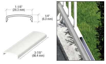 C.R. Laurence CRL Sky White 100 Series Spacer 3-7/8&quot; | 1PSW