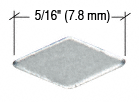 C.R. Laurence CRL 3/8&quot; Universal Diamond Points - Pack  | 1P