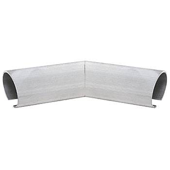 C.R. Laurence CRL 135 Degree Corner Horizontal Internal Splice for 4&quot; Oval Cap Rail | 1S0V4135M