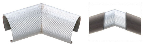 C.R. Laurence CRL 135 Degree Corner Horizontal Internal Splice for 3-1/2&quot; Cap Rail | 1S35135M
