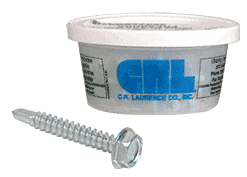 C.R. Laurence CRL 8-18 x 1&quot; Hex Washer Head Self-Drilling Screws - Pac of 100 | 20083202