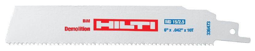 Hilti W-CSR RMB Precision Cutting Reciprocating Blade for Metals - 6&quot; Long - 205997 - Pack of 5 | WSCRPRMB6