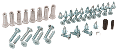 C.R. Laurence CRL Roton 053 and 211 Satin Anodized Replacement Screw Pack | 22701SA