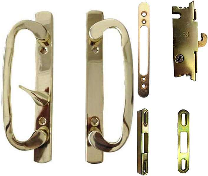 Sliding Glass Patio Door Hardware: Mortise Locks, Handles Sets, Pulls | 245BP175K