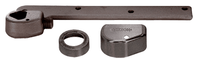 C.R. Laurence CRL Rixson Dark Bronze Finish Right Hand 3/4&quot; Offset Bottom Arm | 252050RHDU
