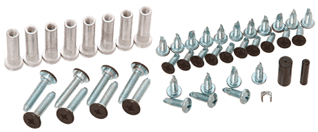 C.R. Laurence CRL Roton 053 and 211 Dark Bronze Anodized Replacement Screw Pack | 26245DU