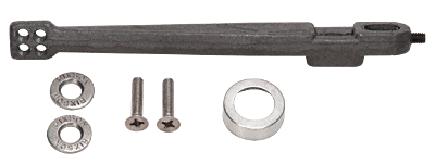 C.R. Laurence CRL Rixson Model 28 Series Center-Hung Floor Mounted Closer Arm with Satin Chrome Finish Hardware | 282026SC