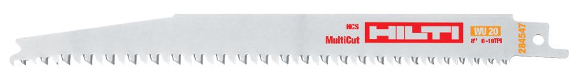 Hilti W-CSR WS 24 Reciprocating Pruning Blade for Wood - 284546 - Pack of 5 | WCSRWS24