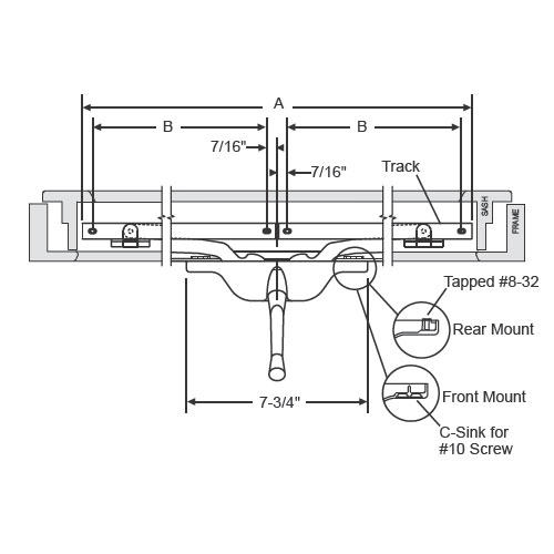TechnologyLK STB Face Mounted Awning Window Operator, 11&quot; Arm, White | 291283