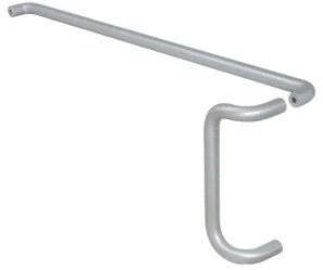 C.R. Laurence CRL Aluminum Finish Push and Offset Pull Set for 36&quot; Door | 2958A