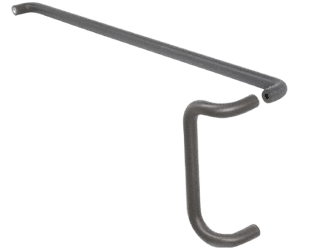 C.R. Laurence CRL Dark Bronze Finish Push and Offset Pull Set for 36&quot; Door | 2958BRZ