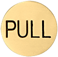 C.R. Laurence 2&quot; Round Satin Brass Pull Indicator | 2EPSBPL