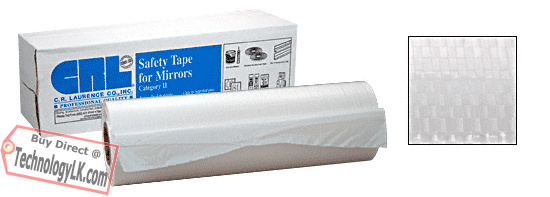 C.R. Laurence CRL 60&quot; Category II Shatterproof Safety Tape for Mirrors | 2MT60