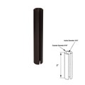 Gordon Glass&#174; Plastic Hinge Sleeve for Shower Doors with Continuous Hinge - 2" Long