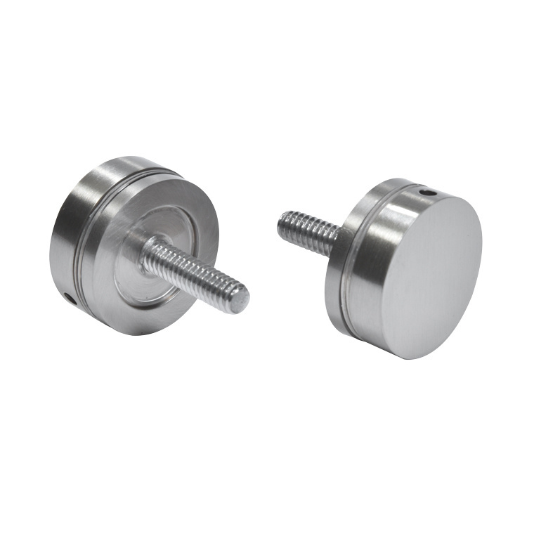 CRL Brushed Nickel Replacement Washer/Stud Kits for Single-Sided Solid Pull Handles - Set | 30SKBN