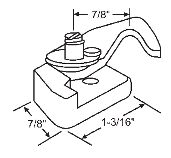 9/16&quot; Awning Window Repair Bolt and Bushing | H3692 | 33107