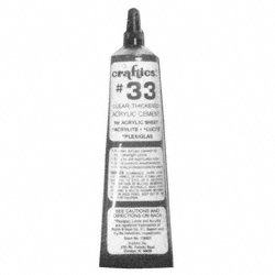 C.R. Laurence CRL 1-1/2 Fl. Oz. #33 Acrylic Cement | 3352133