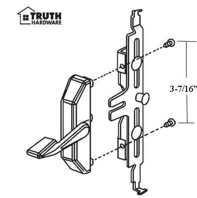 TechnologyLK STB Truth Multi-Point Casement Lock, Left Hand, White  | 341273