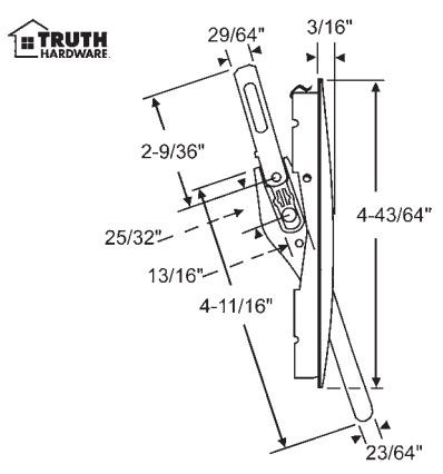 TechnologyLK STB Mirage Multi-Point Casement Lock, Bronze  | 341361