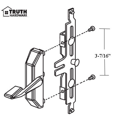TechnologyLK STB Truth Multi-Point Casement Lock, Left Hand, White  | 34933