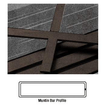 Somaca/CRL Bronze 3/16&quot; x 5/8&quot; Muntin Bar | 3455801  | 3455801