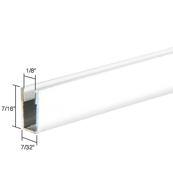 CRL White Standard Storm Window Frame for Double Strength Glass | 3468105 | 3468105