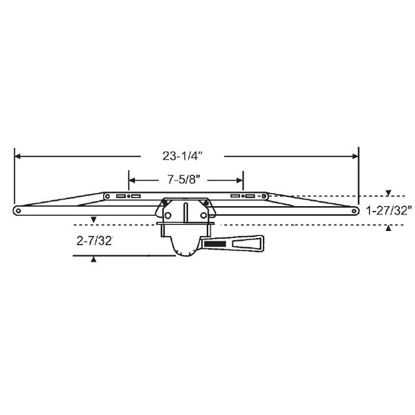 Window Replacement Hardware | Window Operator | Dual Pull Lever Window Operator | 361631