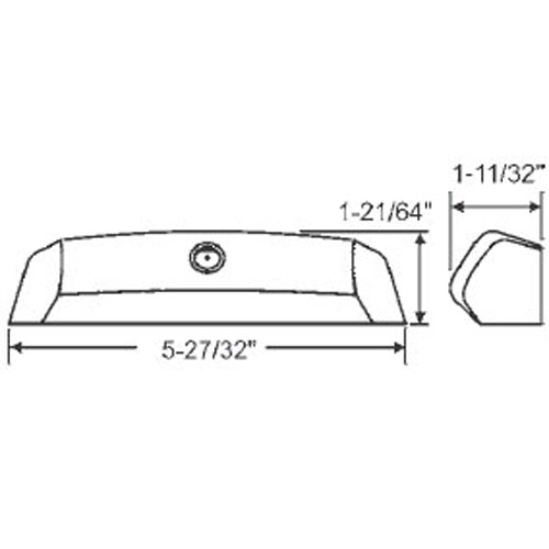 TechnologyLK STB Window Operator Cover, Metal, Oil Rubbed Bronze | 36173MC71