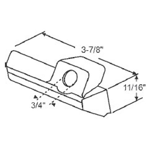TechnologyLK STB Window Operator Cover, Right Hand, Square Style, White | 36201RHW