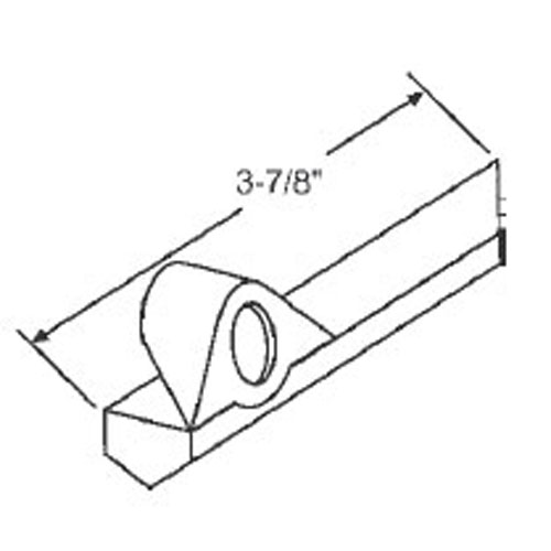 TechnologyLK STB Window Operator Cover, Left Hand, Round Style, White | 36202LHW