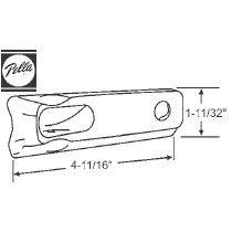 TechnologyLK STB Integrated Folding Handle Operator Cover, Right Hand, Champagne  | 36219RHCHP