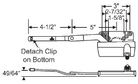 TechnologyLK STB Casement Window Operator, Right Hand, Sill Mount, Dyad, Beige | 363289NEG