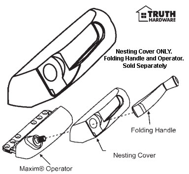 Bronze Right Hand Truth Maxim Plastic Cover  | 36369NCV1