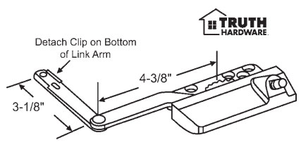TechnologyLK STB Casement Window Operator, Right Hand, Dyad, White | 363963