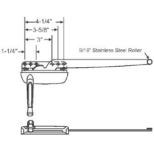 TechnologyLK STB Truth Maxim Casement Operator, Right Hand, White | 364293