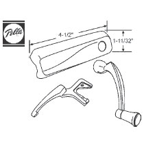 TechnologyLK STB Window Operator Cover and Crank Kit, Left Hand, White | 36505LHW