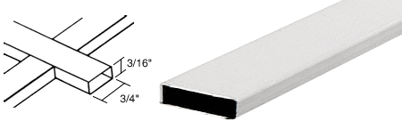 CRL 3/16&quot; x 3/4&quot; White Muntin Bar | 36004W | 36004W