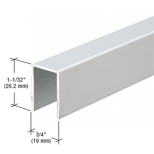 Satin Anodized Series 3602 Upper Jamb Channel for Sliding Screen Doors  | 3602A