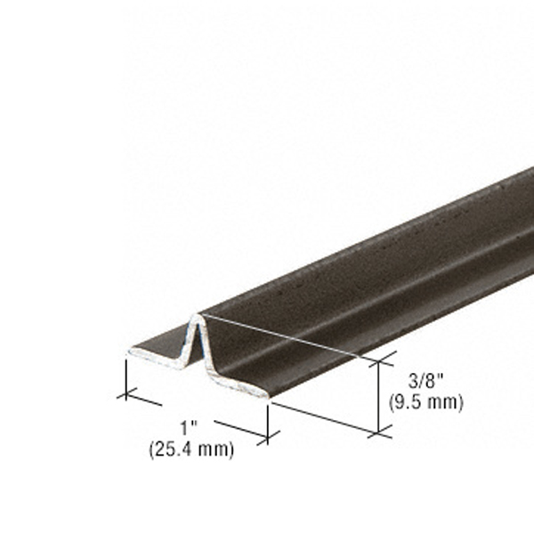 Bronze Series 3606 Lower Track for Sliding Screen Doors | 3606BRZ