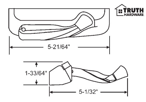 Truth&#39;s Encore Tango, Bronze Right Hand Folding Handle and Cover | 372161