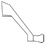 TechnologyLK STB Crank Handle for Manual Skylight Operators, Sandstone | 37235SND